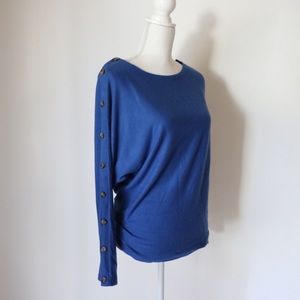 Hye Park and Lune Blue Sweater Top